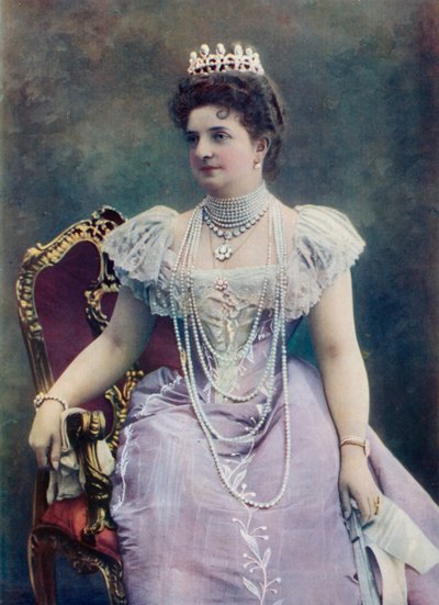 The Dowager Queen Margherita of Italy by English Photographer